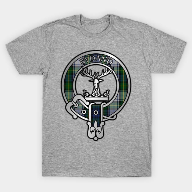 Clan Gordon Dress Tartan Crest T-Shirt by Taylor'd Designs